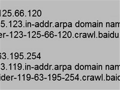 如何判斷百度移動蜘蛛、正確識別百度移動蛛蛛？